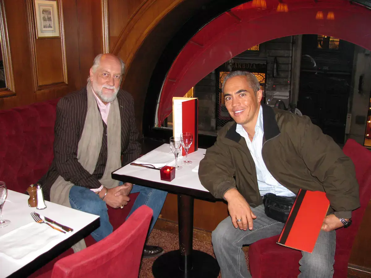 Karol Krauser with Mick Fleetwood