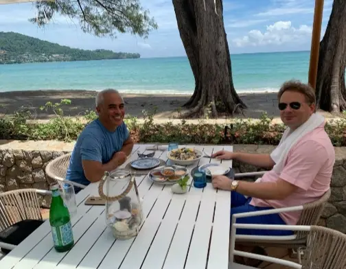 Nils H fitness transformation weight loss 6kg in 10 days personal training Phuket Thailand 2019