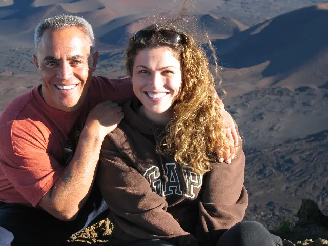 Melissa Kingdon from New York with personal trainer Karol Krauser